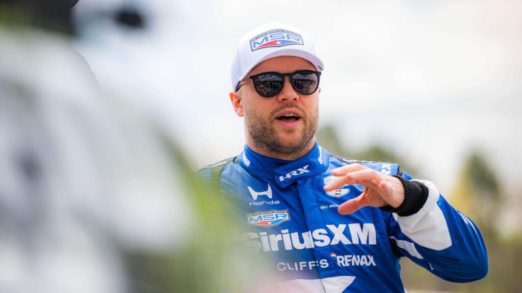 Felix Rosenqvist inför Indycar-helgen i Long Beach 2026