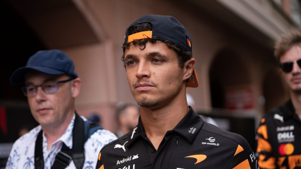 Lando Norris ahead of a Formula 1 weekend with McLaren